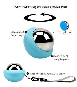 Source factory wholesale hot ice therapy cryospheres massage roller cryo ball