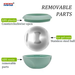 ABS Resin Cold Massage Roller Ball in Stock Colorful Rolling Beads Massager Body Foot Massager white Paper Box