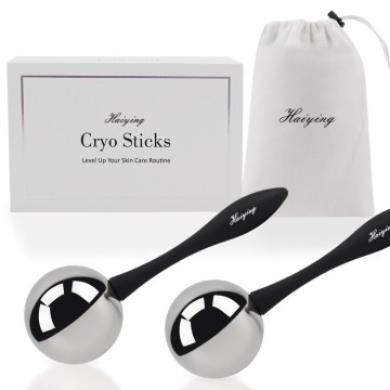 Facial Skin Care Tools for Women Face Eyes Beauty Stainless Steel Cooling Cryo Sticks Ice Globes for SPA
