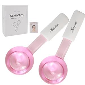 Beauty care glitters facial ice globes Magic non-freeze gel massage cooling gel ice globes for face