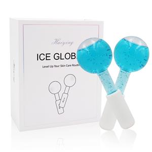 hot magnetic gift box skin care tools handheld glass ice facial globes for facial massage
