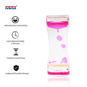 MRB liquid motion bubbler sets ensory relief fidget toys water bubbler & liquid timer for autistic children