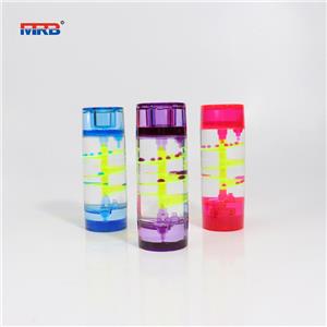 MRB New product Fidget Toys Wholesale Acrylic Colorful Oil Drop Sand Timer Clocks liquid timer toy
