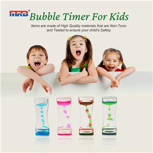 2023 New Arrivals Factory Wholesale liquid timer liquid hourglass timer oil timer for kids toy