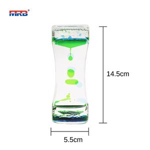 2023 New Arrivals Factory Wholesale liquid timer liquid hourglass timer oil timer for kids toy