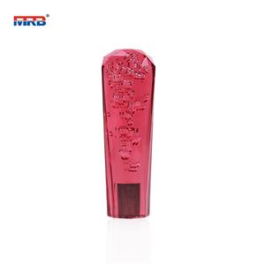 Car Manual Shift Knob Gear Shifter Head Shift Knob Stick Crystal Transparent Bubble Purple Blue Throw Gear Shifter 10CM 15CM
