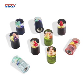 High Quality Wholesale air tire dust cover with car logo chrome wheel bike bicycle trucks auto tire valve caps