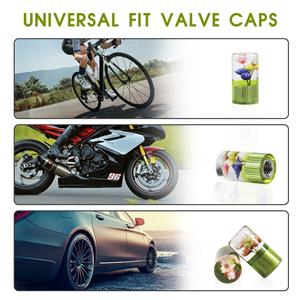 High Quality Wholesale air tire dust cover with car logo chrome wheel bike bicycle trucks auto tire valve caps