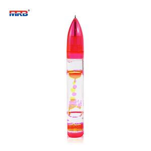New Trend Pens With Droplet Movement Hourglass timer Liquid Motion Bubbler Pens Sensory Toy
