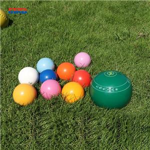 Outdoor Backyard Family Games Jack for Petanque Game,Standard Size-63mm for orange Lawn bowl jacks