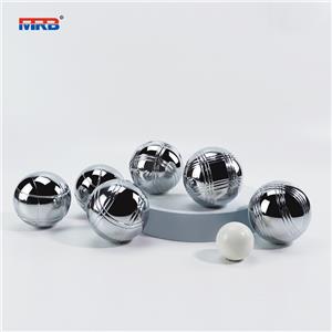 High Quality metal bocce ball with Nylon bag boccia ball Garden Game Ball