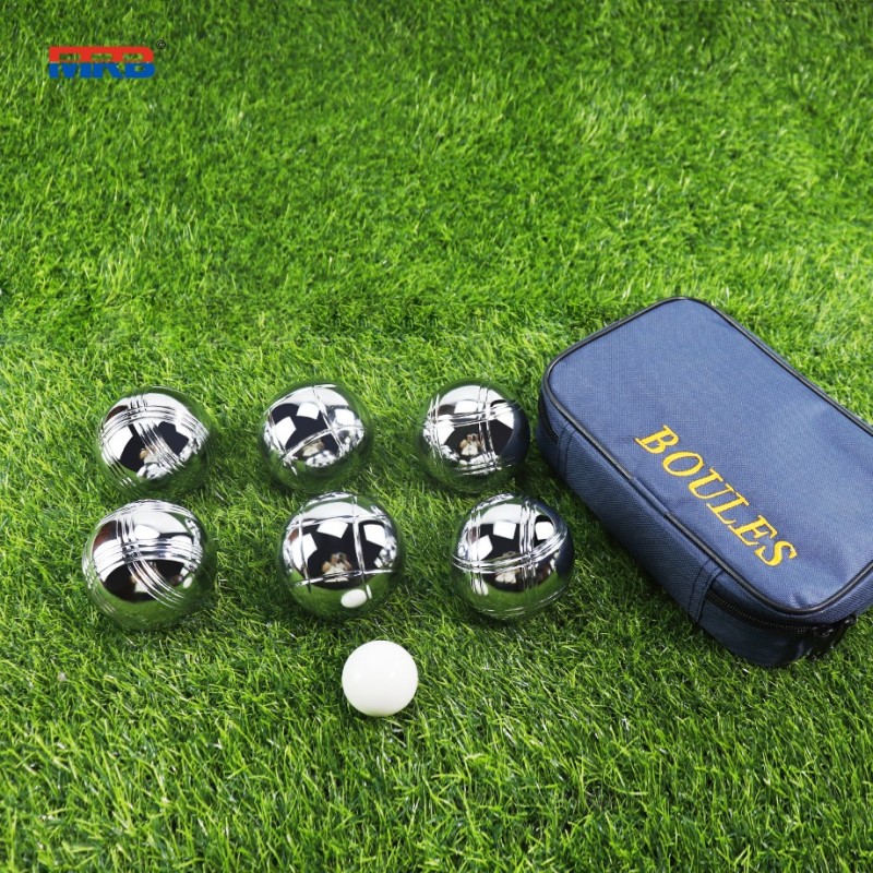 High Quality metal bocce ball with Nylon bag boccia ball Garden Game Ball