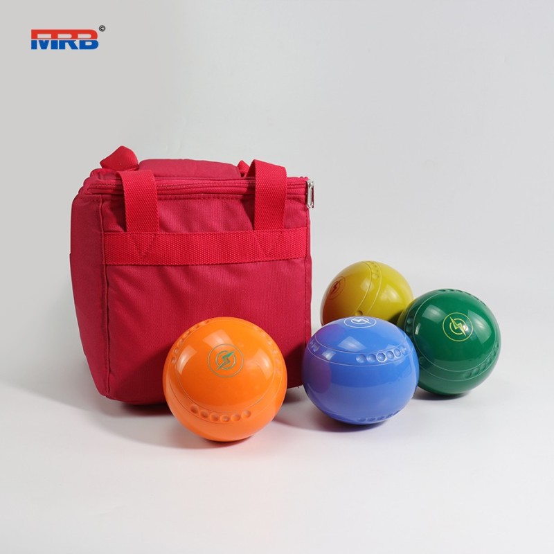 High Quality Oval Shape Resin Booce Ball Lawn bowls for Outdoor Sports Game