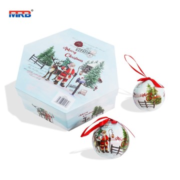 Christmas Pendant Red Decorative Ball, Christmas time Ornaments 7.4CM Xmas Balls Baubles Set