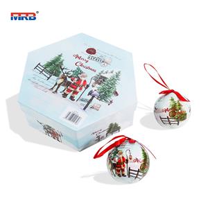 Emopeak 7Pcs Christmas Balls Ornaments for Xmas Christmas Tree Shatterproof Christmas Tree Decorations Hanging Ball