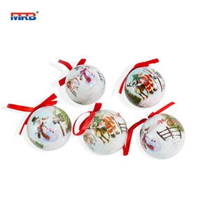 Emopeak 7Pcs Christmas Balls Ornaments for Xmas Christmas Tree Shatterproof Christmas Tree Decorations Hanging Ball