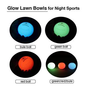 Australia Lawn Bowls Glow in The Dark Sport Ball Youth and Adult Night Games bocce ball
