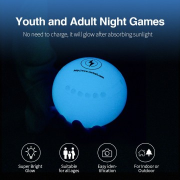 Outdoor Backyard Family Games Glow in The Dark Lawn Bowl balls Light up Lawn Bowl ball Game Luminous