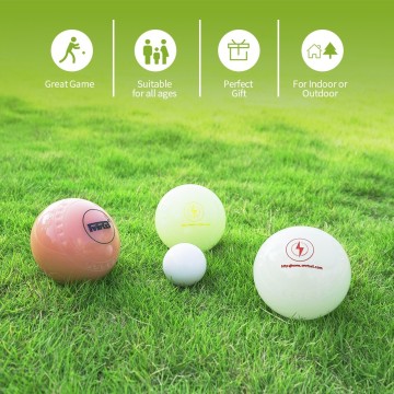 new product ideas 2023 Glow in The Dark Sport Ball Carpet bowls Super Bright Glow in The Dark Lawn bowl