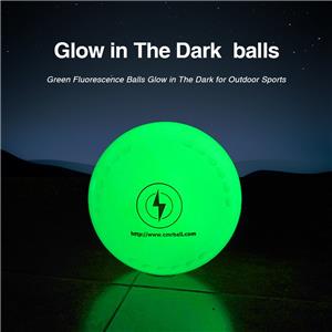 Glow In The Dark Ball resin booce Ball Lawn bowls for Outdoor sports Game resin ellipse ball