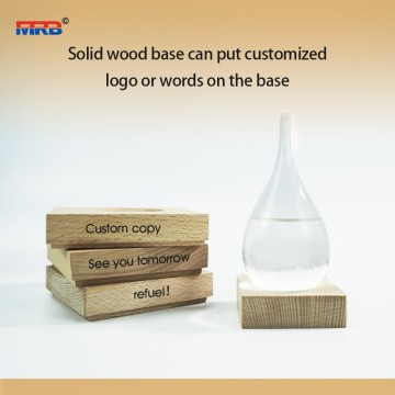 Home Decoration Glass Weather Predictor Storm Glass bottle the mysterious weather predicting fluid crystal