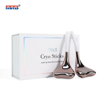 deep cleaning skin tightening face care device Stainless Mermaid Ice Globes Cryo Ball Massage Stick