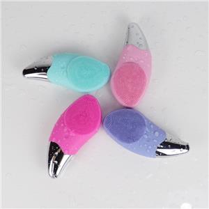 factory supply Soft Silicone Waterproof Facial Cleansing Brush