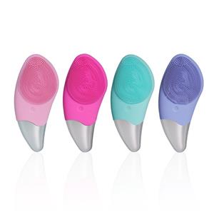 factory supply Soft Silicone Waterproof Facial Cleansing Brush