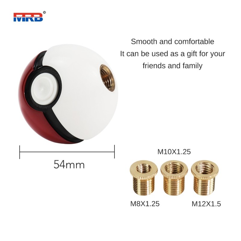 Racing Pikachu Pokeball Poke Ball Manual Gear custom shift knob
