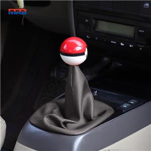 55MM Pokeball Pikachu Poke Ball Manual Gear Shift Shifter knob JDM 4 5 6 Speed Universal Round Fit for Honda Acura Mazda Mitsubi