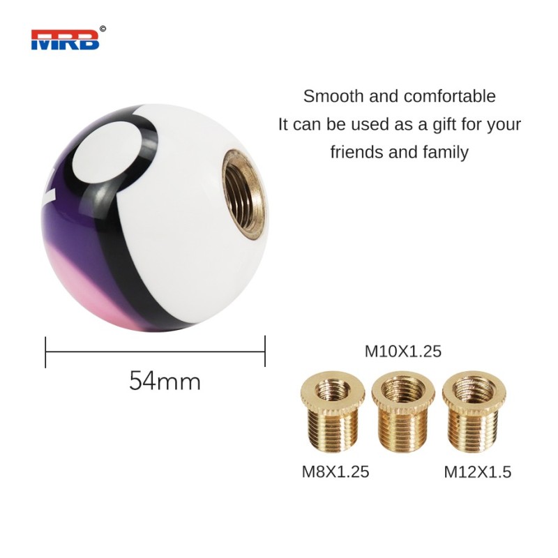 Pikachu Pokeball Manual Gear Shift Shifter knob 5 Speed Cover Red with Adapters