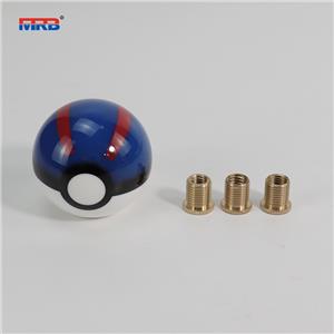 Top10 Racing Pikachu Pokeball Poke Ball Manual Gear Shift Shifter knob Universal JDM 4 5 6 Speed Round