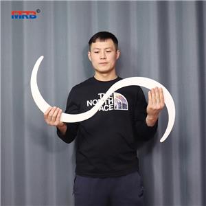 2023 New Wholesale Factory price collapsible practice Buugengs handmade crescent moon-like