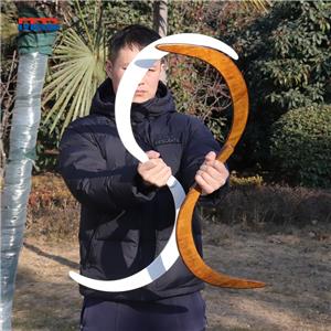 2023 New Wholesale Factory price collapsible practice Buugengs handmade crescent moon-like
