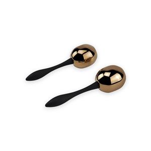 Beauty care stainless steel cyro facial ice globes Magic safe in freezer massage hot cold gel ice globes for face