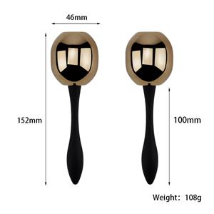 Beauty care stainless steel cyro facial ice globes Magic safe in freezer massage hot cold gel ice globes for face