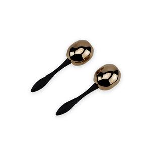 Beauty care stainless steel cyro facial ice globes Magic safe in freezer massage hot cold gel ice globes for face