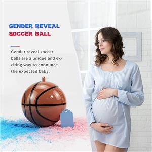 Gender Reveal Basketball with Powder Exploding Basketballs Kit Includes Pink and Blue Color Packs