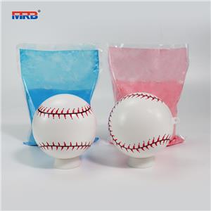 Gender Reveal Baseball Pink & Blue Exploding Powder Baseballs for Baseball Lovers to Celebrate Their Gender Reveal