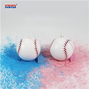 Gender Reveal Baseball Pink & Blue Exploding Powder Baseballs for Baseball Lovers to Celebrate Their Gender Reveal