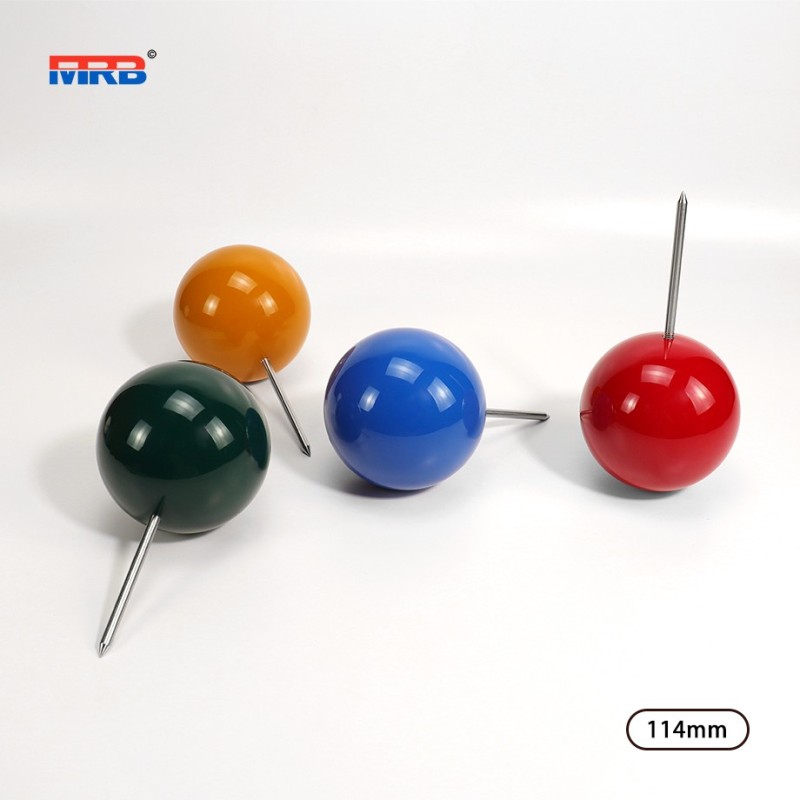 New Customized logo golf ball marker resin ball with steel nail