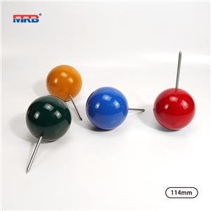 New Customized logo golf ball marker resin ball with steel nail