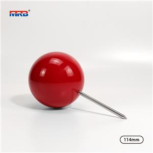 New Customized logo golf ball marker resin ball with steel nail