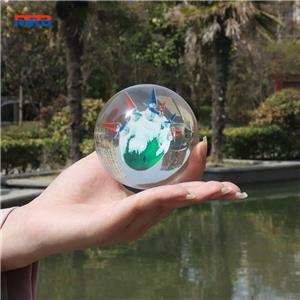 Beauty Resin Snowball Resin Ball Gift Christmas Tree Ball Souvenirs Luxury Ornament Santa Claus