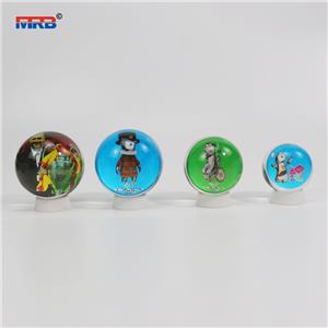 Beauty Resin Snowball Resin Ball Gift Christmas Tree Ball Souvenirs Luxury Ornament Santa Claus