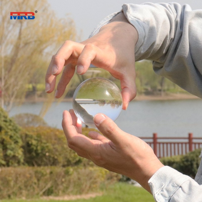 Wholesales Solid Acrylic Resin Contact Juggling Magic Show Clear Crystal Balls