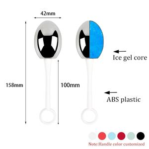 facial cryo ice globes cooling stainless steel beauty facial skin care roller for under eye and face massage