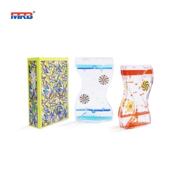sensory toy for relaxation liquid motion timer toy floating color lava lamp timer liquid motion bubbler timer