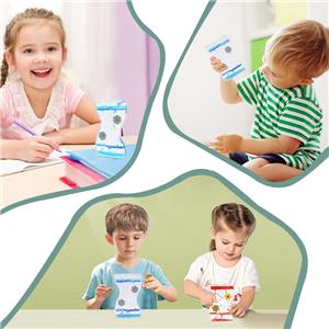 best selling liquid bubbler visual sensory timer calming sensory drip color water bubble toy autism perfect gift