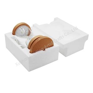 Wholesale Custom Home Decoration 3D Tree Hourglass High Borosilicate Glass Sand Timer